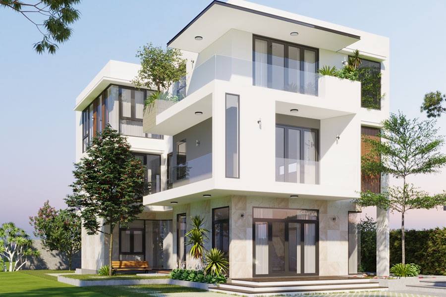 Biệt thự hiện đại mặt tiền 10m