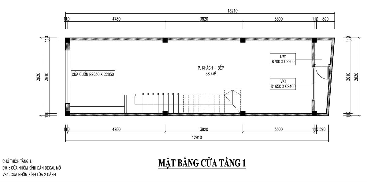 bản vẽ nhà phố 50m2 3 tầng 1 tum 14