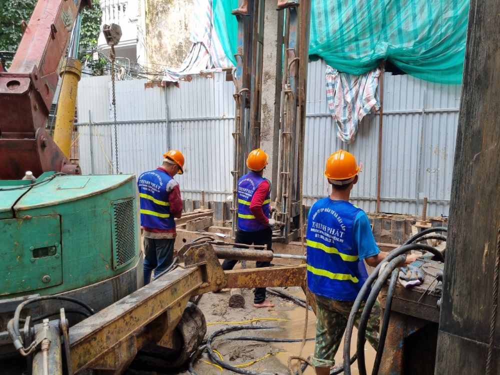 Quy trình thi công ép cọc nhà dân dụng tại Thịnh Phát