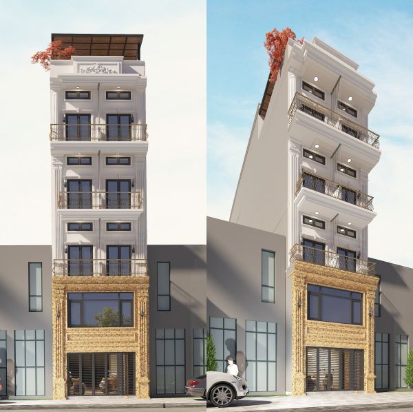 Mẫu thiết kế chung cư mini 100m2