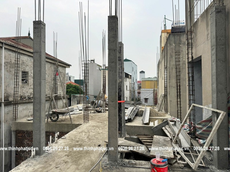 Tiến độ thi công tháng 4 công trình Tả Thanh Oai